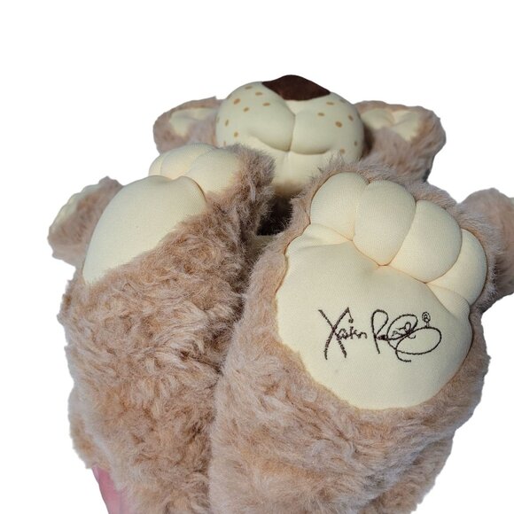 Vintage 80s Furskin Dudley Bear 22 inch Plush Xavier Roberts Overalls Boots Toy - Picture 9 of 15